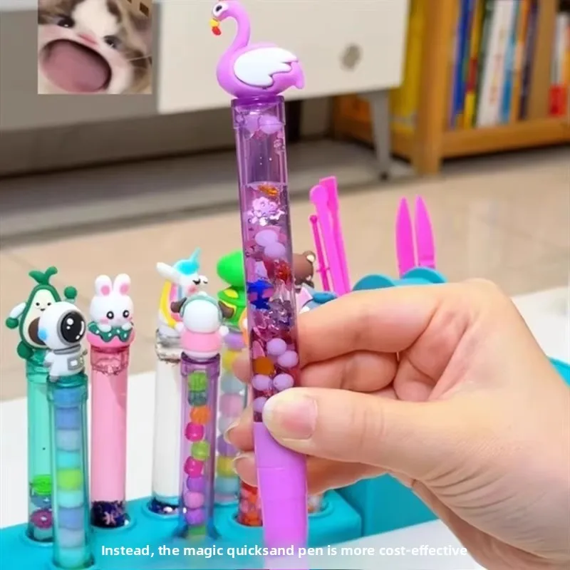 Set Studio Creativo per Penne Fai-da-Te per Bambini - Kit Educativo per Realizzare Penne Personalizzate con Decorazioni, Kit Artigianale per la Creatività - immagine 4