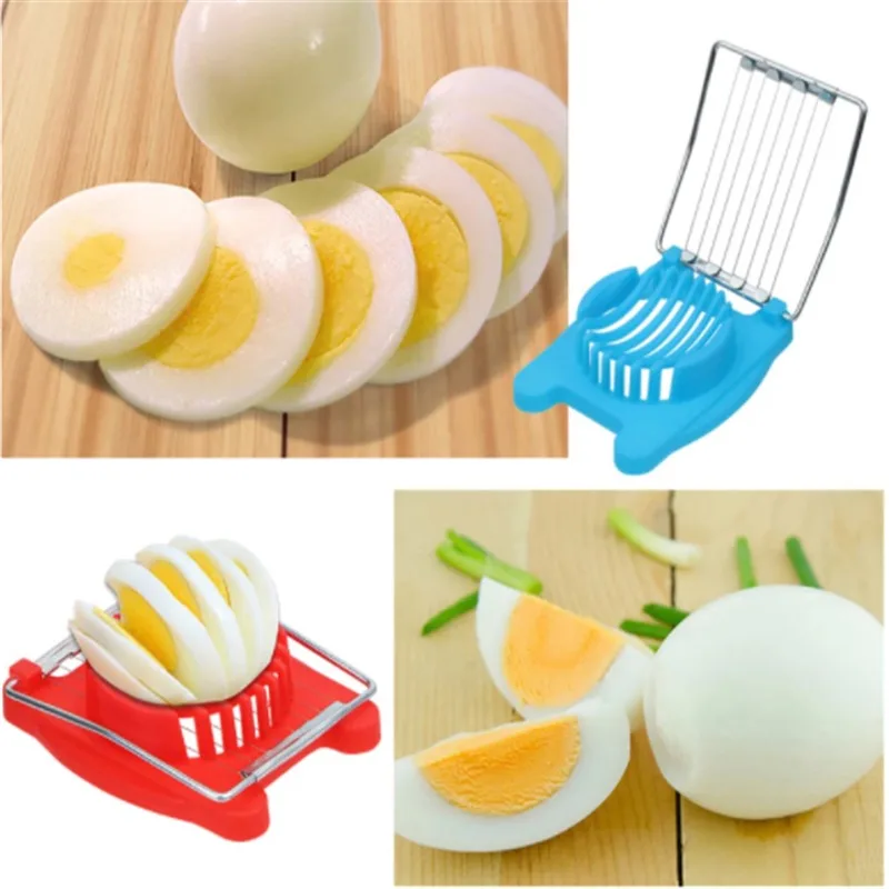 egg slicer cutter Stainless Steel Egg Slicer Cutter Cut Egg Device Grid Salads Potato Mushroom Tools Chopper For Kitchen Bento Cut Flower Shaper