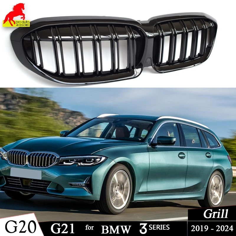 

Решетки для сидений автомобиля, гоночный гриль для BMW 2019 - 2024 3 серии G20 4-дверный седан G21 5-дверный универсал 320i 325i 330d 335d