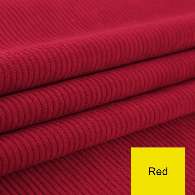 Pink Ribbed Corduroy Fabric for Sewing Clothing & Upholstery