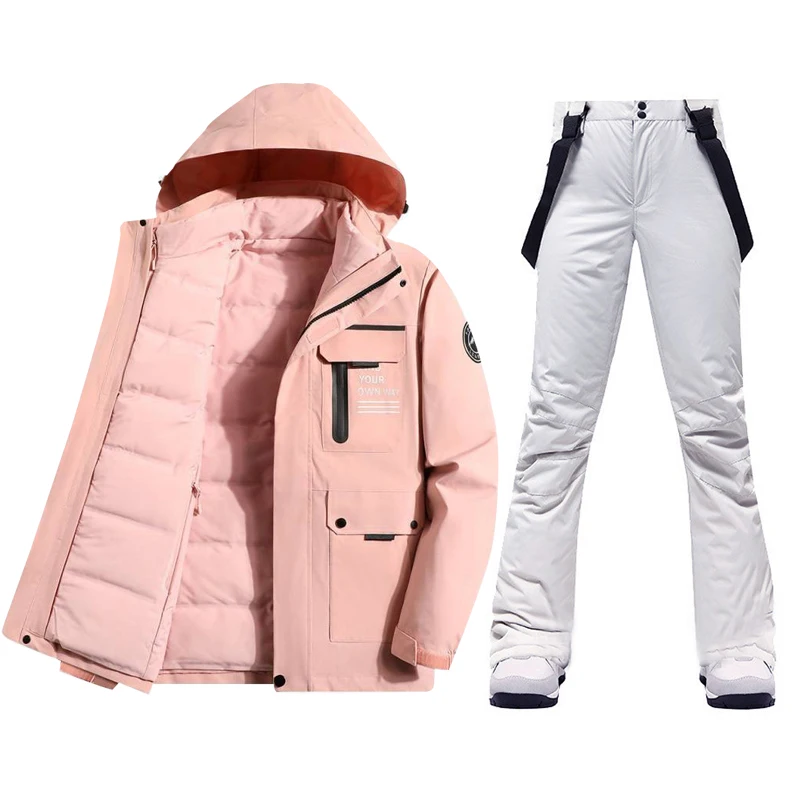 Women Winter Ski Suit Jacket Pant Skiing Snowboard Clothing
