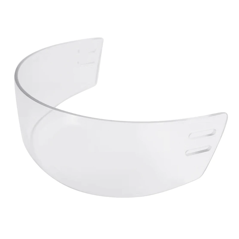 Vented Cut Hockey Visors Inside Anti Fog Ice Hockey Helmets Shield Anti Scratch Straight Cut Hockey Helmets Clear Visors 3