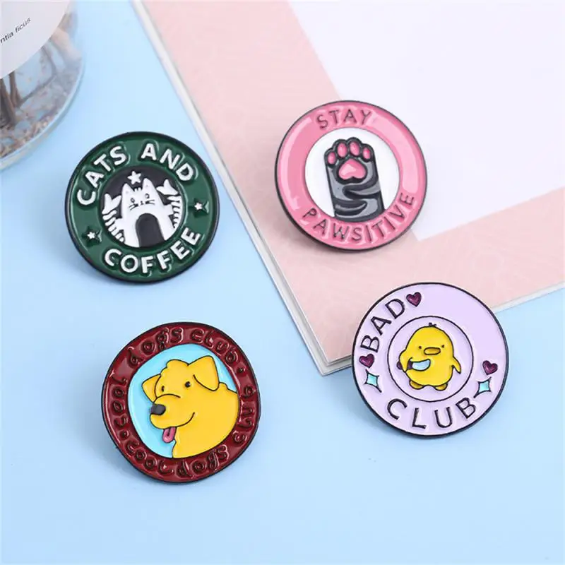 

Corsage Cartoon Easy To Use Made Of Handmade Enamel Exquisite Craftsmanship Wide Application Metal Badge Corsage Animal Pins