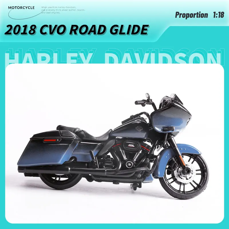 Maisto 1:18 Harley-Davidson Series Classic Simulation Alloy Motorcycle Model Toy Car Collecting 5
