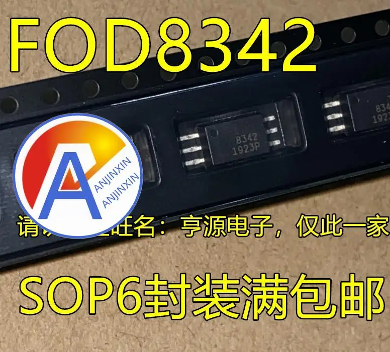 

10pcs 100% orginal new FOD8342 F0D8342 optocoupler screen printing 8342 SOP-6