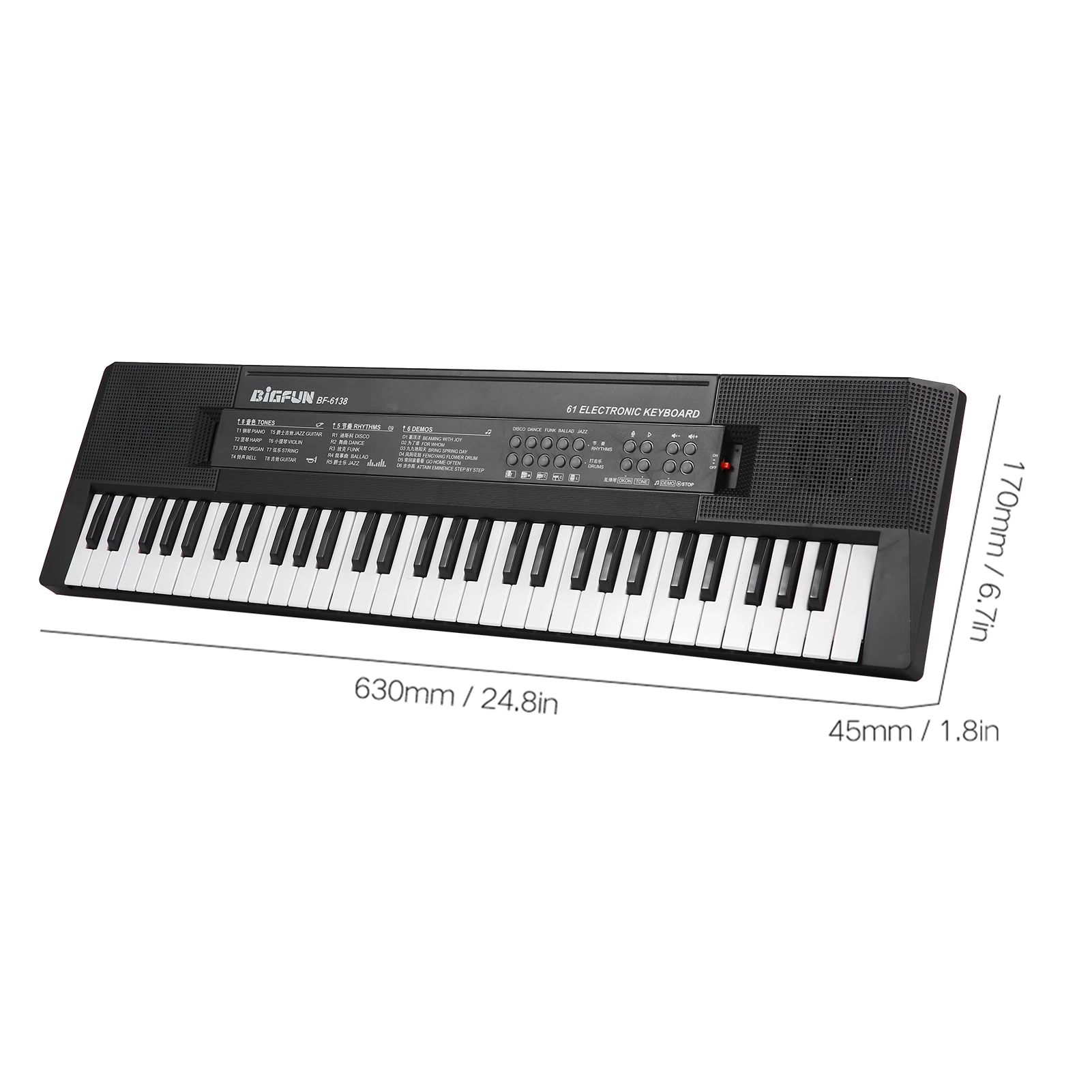 61 Keys Digital Electric Piano Multifunctional Piano Keyboard for Kid Student with Microphone Function Music Electronic Keyboard musical instrument,electronic musical instrument,electronic piano