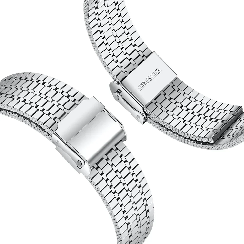 Enhanced Protective Stainless Steel Strap with TPU Bumper Case