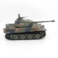 German Leopard Battle Remote Control Tank Henglong 3819-1 Large Remote Control Tank Bb Bullet Battle Tank Boy'S Birthday Gift 1