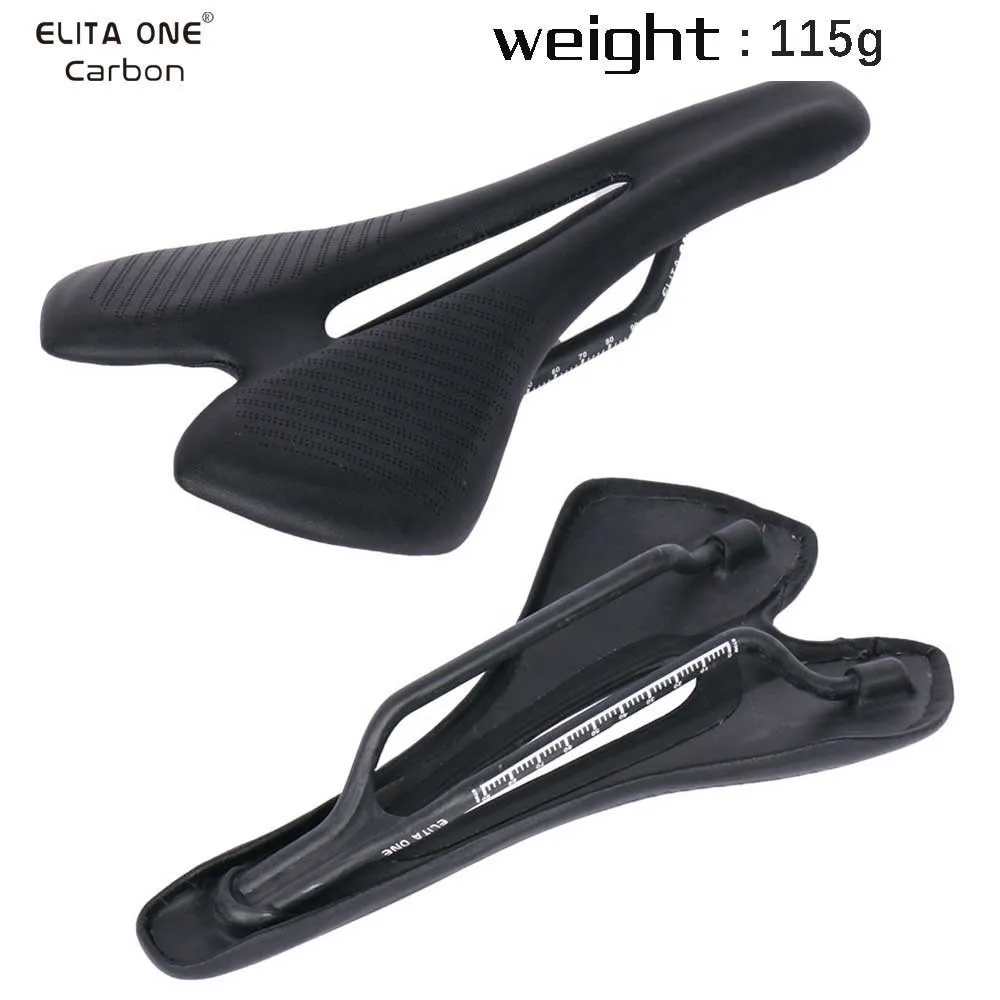 

Велоседло ELITAONE из углеродного волокна, 270x143 мм, 115 г