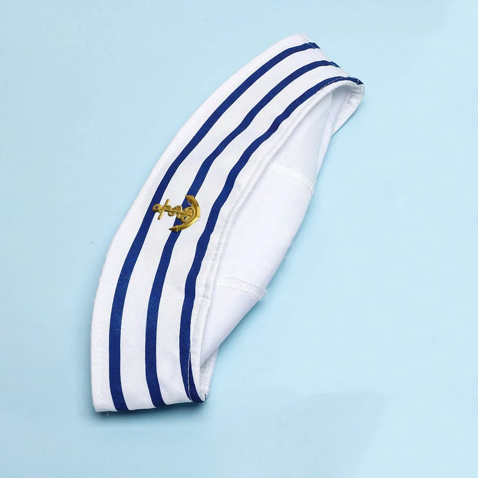Set De 2 Gorros De Marinero Con Bufandas – Disfraz Para Mujer Y Hombre, Ajustable 54-60 Cm, Ideal Para Fiestas Temáticas Y Carnaval