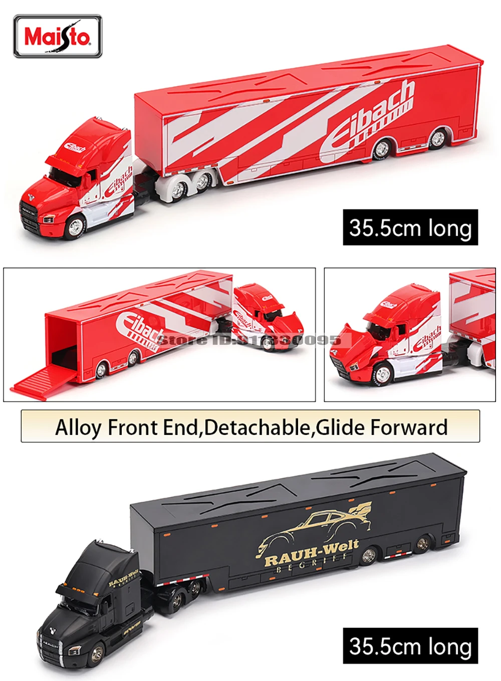 Maisto Mack Anthem LoneStar UP Transport Diecast Model