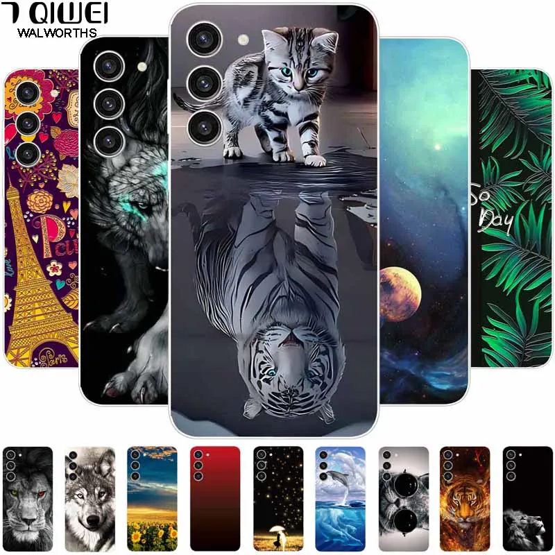 Custodie Per Telefoni Per Samsung S24 / S24 Plus / S24 Ultra / Note 8 Cover Tpu Soft Painted Cute Fundas Per Samsung Galaxy S24 Plus S 24