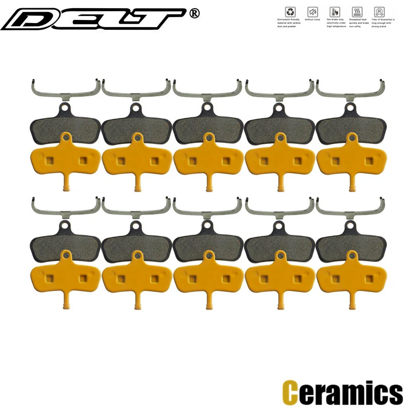 

10 пар керамических велосипедных дисковых тормозных колодок для SRAM AVID CODE, 5 частей, аксессуары для горного велосипеда