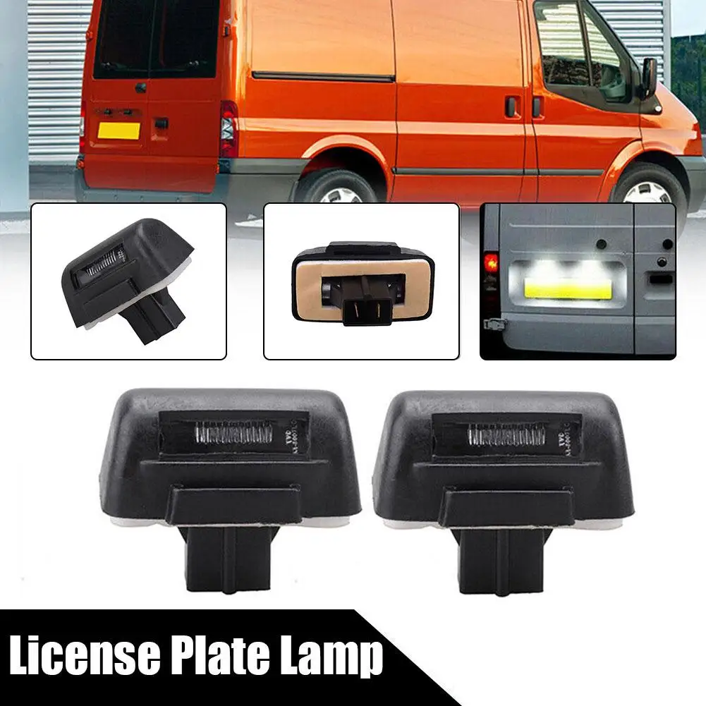 Luz de matrícula LED, lâmpada para Ford Transit, MK6, MK7, 1985-2013, Ford Transit Connect, 2002-2013, 2 pcs