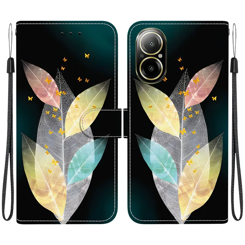 Premium Flip Wallet Leather Case with 3D Pattern and Magnetic Stand - Cute Design 2025 Edition