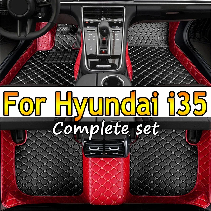 

Car Floor Mats For Hyundai i35 Elantra Avante MD UD 2011~2016 Leather Mat Carpet Luxury Rug Auto Interior Parts Car Accessories