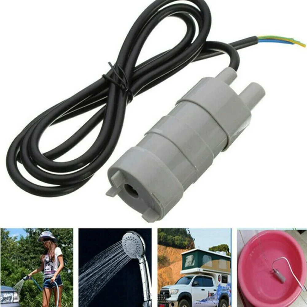

12V Submersible Pump 1000L/H Camper Motorhome High Flow Whale Pump For Bathing Garden Water Plants Water Pump