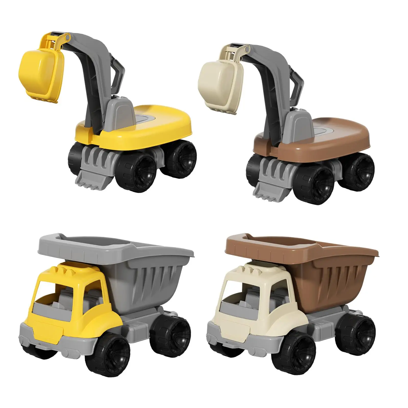 

Engineering Vechile Beach Sand Toy Vehicle Sturdy Construction Toy for Sand Beach Toy Seaside Play Boys Girls Aged 3 4 5