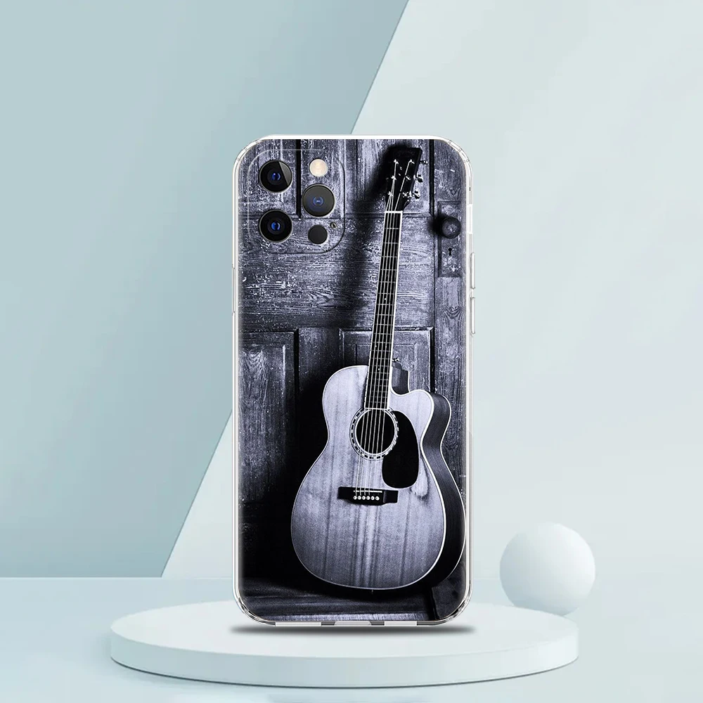 Guitar Strings Instrument Design Luxury Clear Phone Case