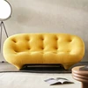 Home Designer small apartment Italian shell shape fabric sofa living room sofas and seating couch 200cm armchair furniture 1 Home Designer small apartment Italian shell shape fabric sofa living room sofas and seating couch 200cm armchair furniture 1