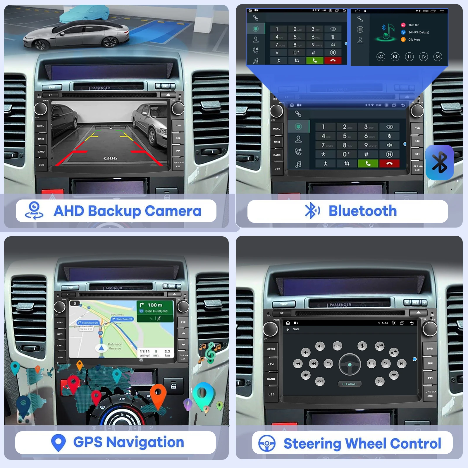 Android Car Radio For Kia Ceed 2010-2012 Multimedia Player Supports CarPlay, And