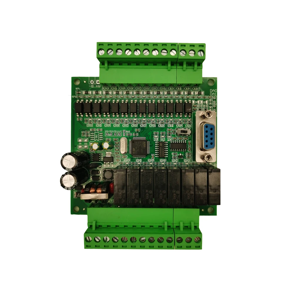PLC Industrial Programmable Controller 1N-20MR Relay Module with Case DC Programmable Logic Controller FX1N 32MCU