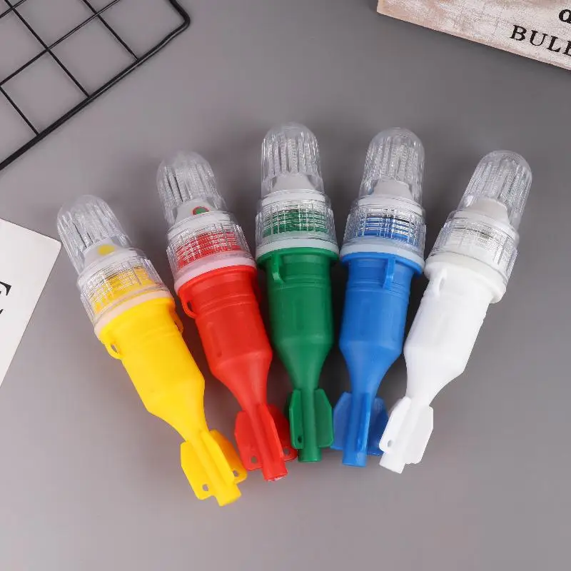 Marine Signal Light Waterproof LED Fishing Light Fishery Double Flash Lamp Buoy Signal Light Waterproof Net Flash Warning Light