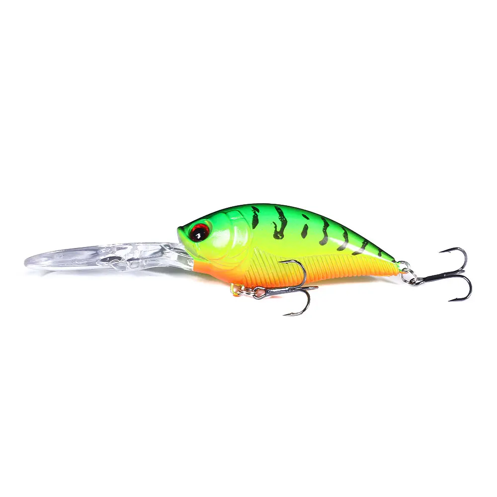 Leurre dur crankbait Hengjia 12.5cm 20.5g pour brochet carpe - Wobbler de pêche profond avec bavette