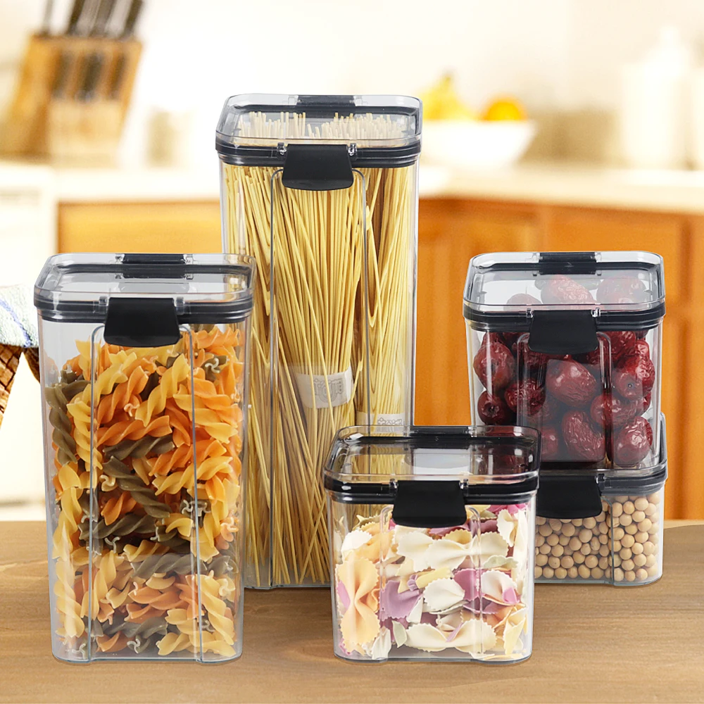 1pc Transparent Plastic Food Container Dividers Used For Kitchen Storage,  Suitable For Keeping Fruits Fresh