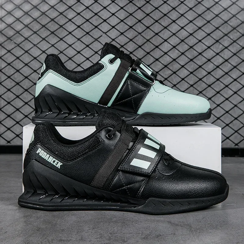 Professional Men's Weightlifting Shoes, Youth Gym Squat Weightlifting Training Shoes, Men's Anti-skid Fitness Shoes