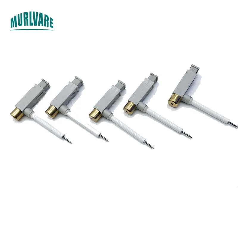 5Pcs 37.3*8*8mm Gas Oven Cassette Furnace Ignition Flame-Retardant Material Copper Cap Gas Burner BBQ Electronic Piezo Igniter For Gas Oven Ignition Parts