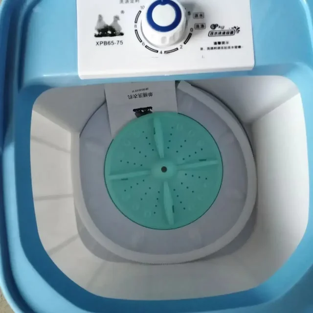 6.5L Best-Selling Semi-Automatic Portable Mini Washing Machine with Drying and De-Watering Function for Home Use 2