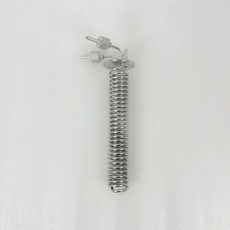 2.5" FlangeOD77.5mm Tri-clamp Distiller Cooling Coil 1/2" Thread Homebrewing Reflux Condenser H-295mm Sanitary SS304