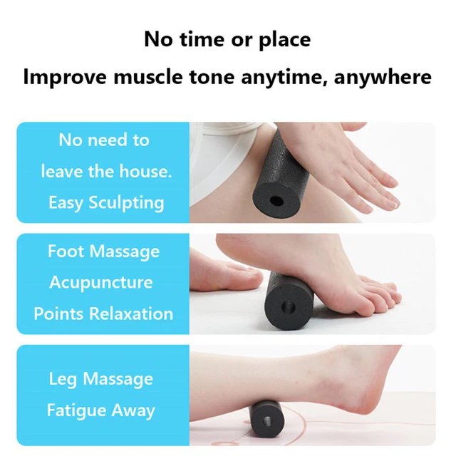 1-10pcs Mini Foam Roller Massage Column Heavy Duty Exercise Roller Muscle Roller EPP Hollow Massage Roller for Bodybuilding 5