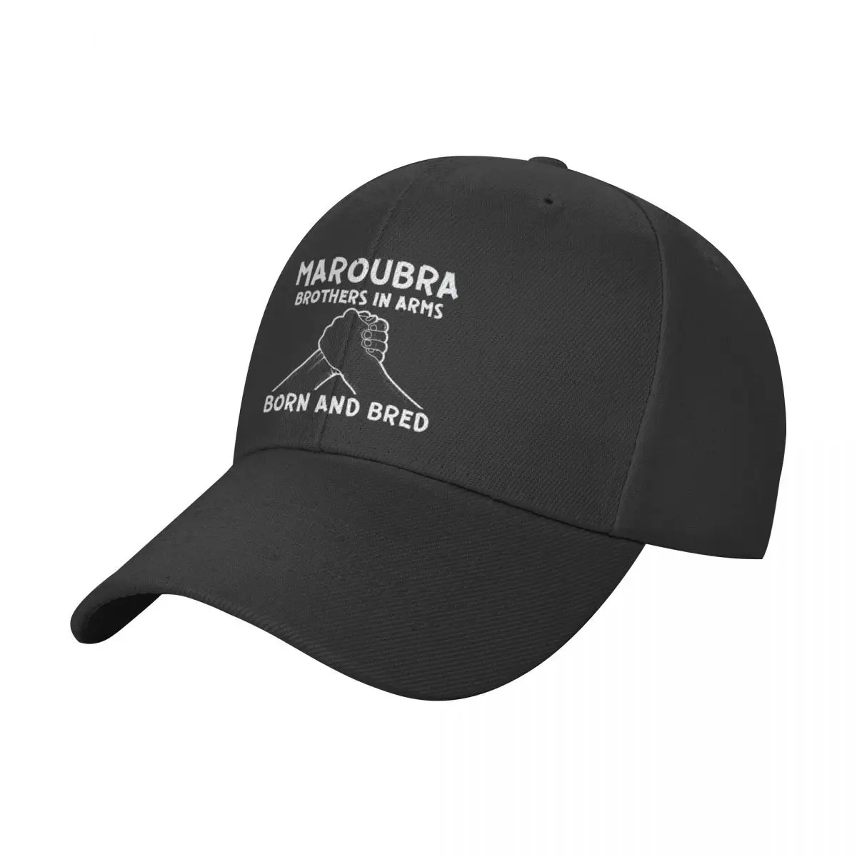 

MAROUBRA - BROTHERS IN ARMS - BORN AND BRED Baseball Cap Custom Cap Beach Outing Beach New In Hat Women Caps Men's