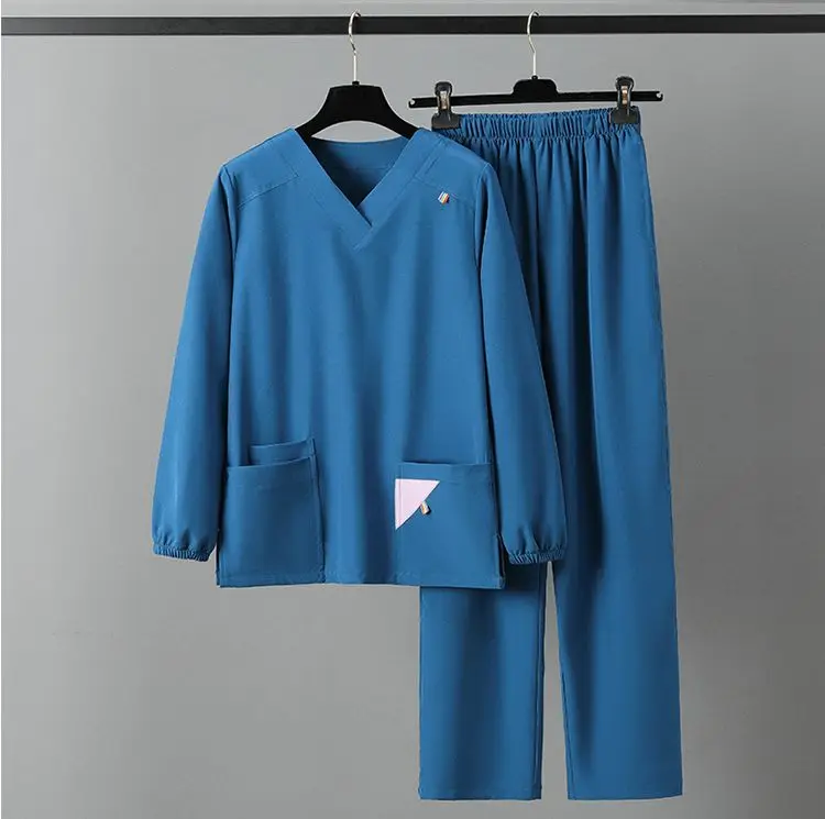 Short Sleeve Medical Scrubs Women Summer Thin and Light Fabric Elastic Medical Uniforms nurse scrubs sets medical scrubs