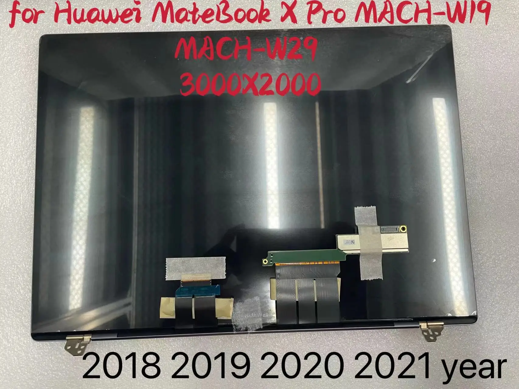 

NEW 2018-2021 years13.9-inch LCD screen for Huawei MateBook X Pro MACH-W19 W29 Touch LCD display screen replacement 3000X2000