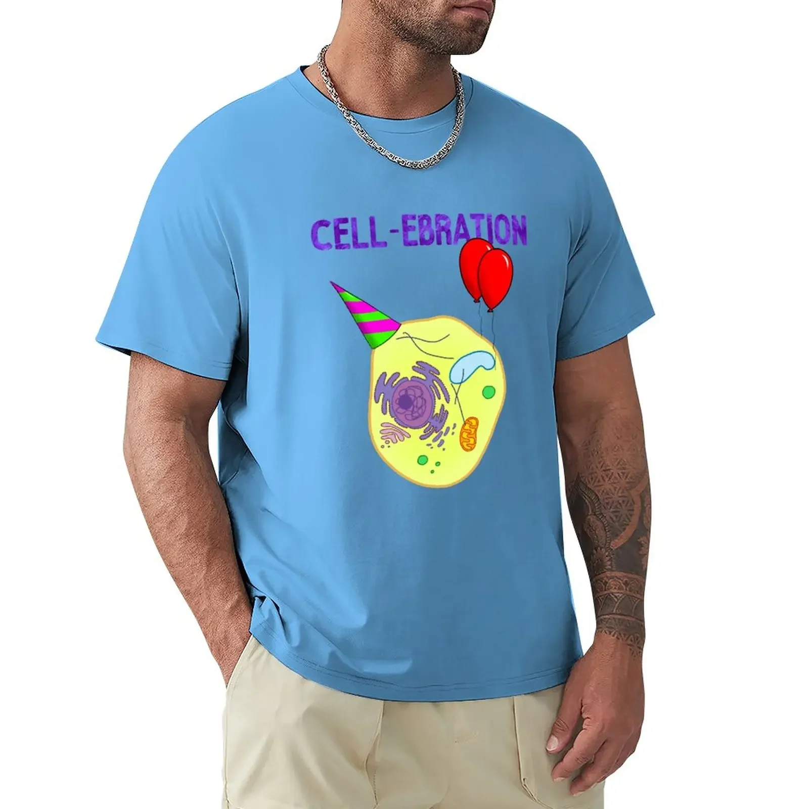 

Cell-ebration T-Shirt tops Anime t-shirt T-shirt men