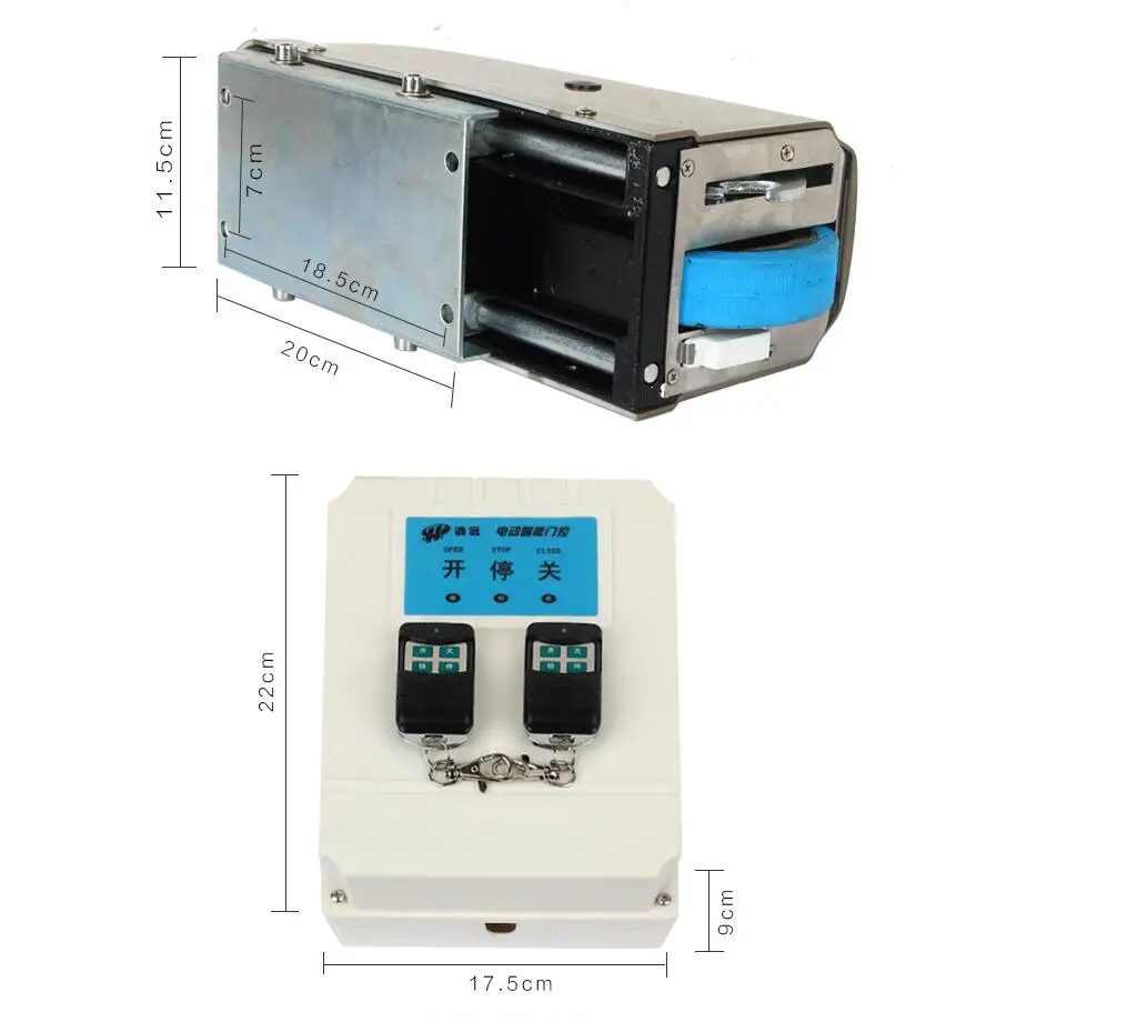 Description Picture 6 of itemAutomatic Electric Sliding Door Gate Opener Operator Including Control Board And Remote For Max 600KG
