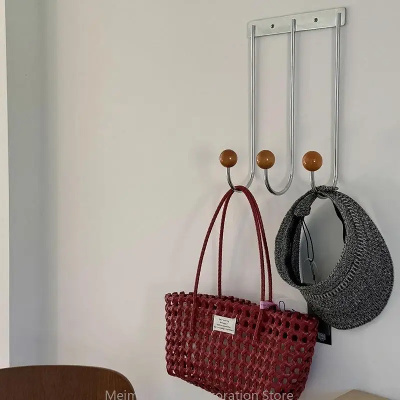 H7BF Creative Dopamine Color Wall Hooks Portable Hanger For Home Decors And Storage Solution In Livings Room Or Bedroom