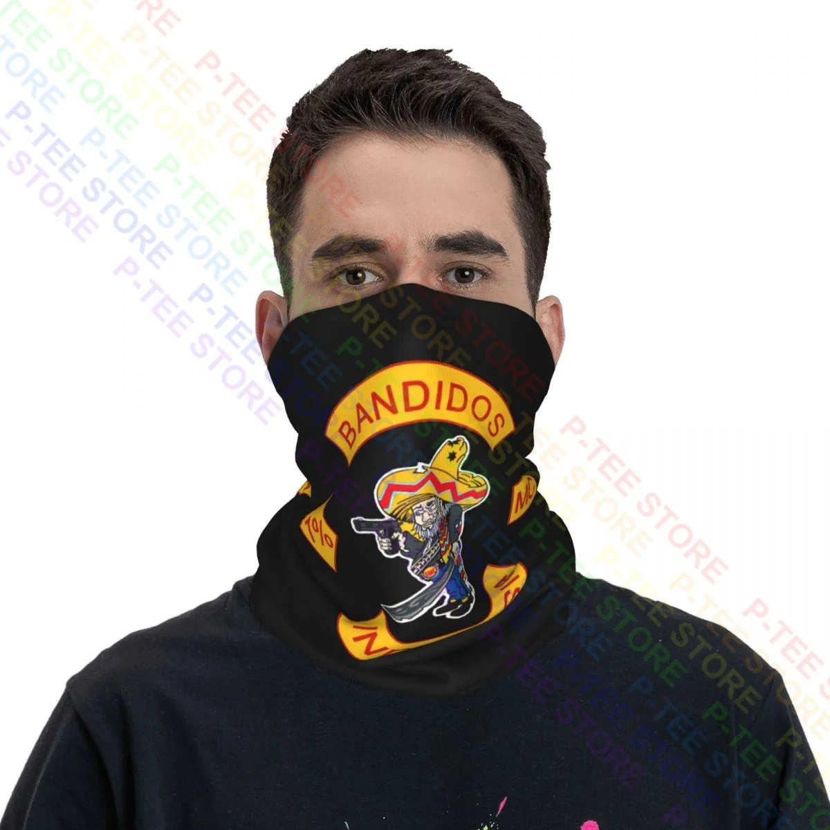Bandidos Mc Texas Neck Gaiters Bandanas Scarves Face Masks Simple Running Mountaineering