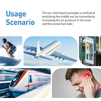 Eustachian Device Easy To Use Unblock Eustachian Tube Balancing Ear Pressure Relieve Tinnitus Ear Pressure Reliever for Flying 2