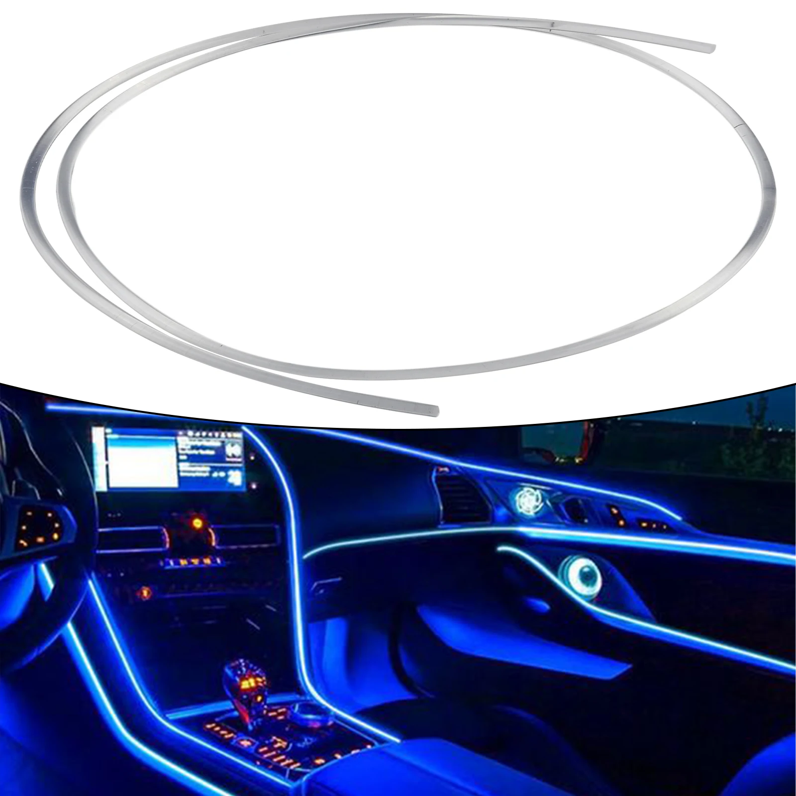 Enhance Your For Car LED Lights with this Bright and Energy Efficient 1 5mm Side Glow Optic Fiber Cable PMMA Material