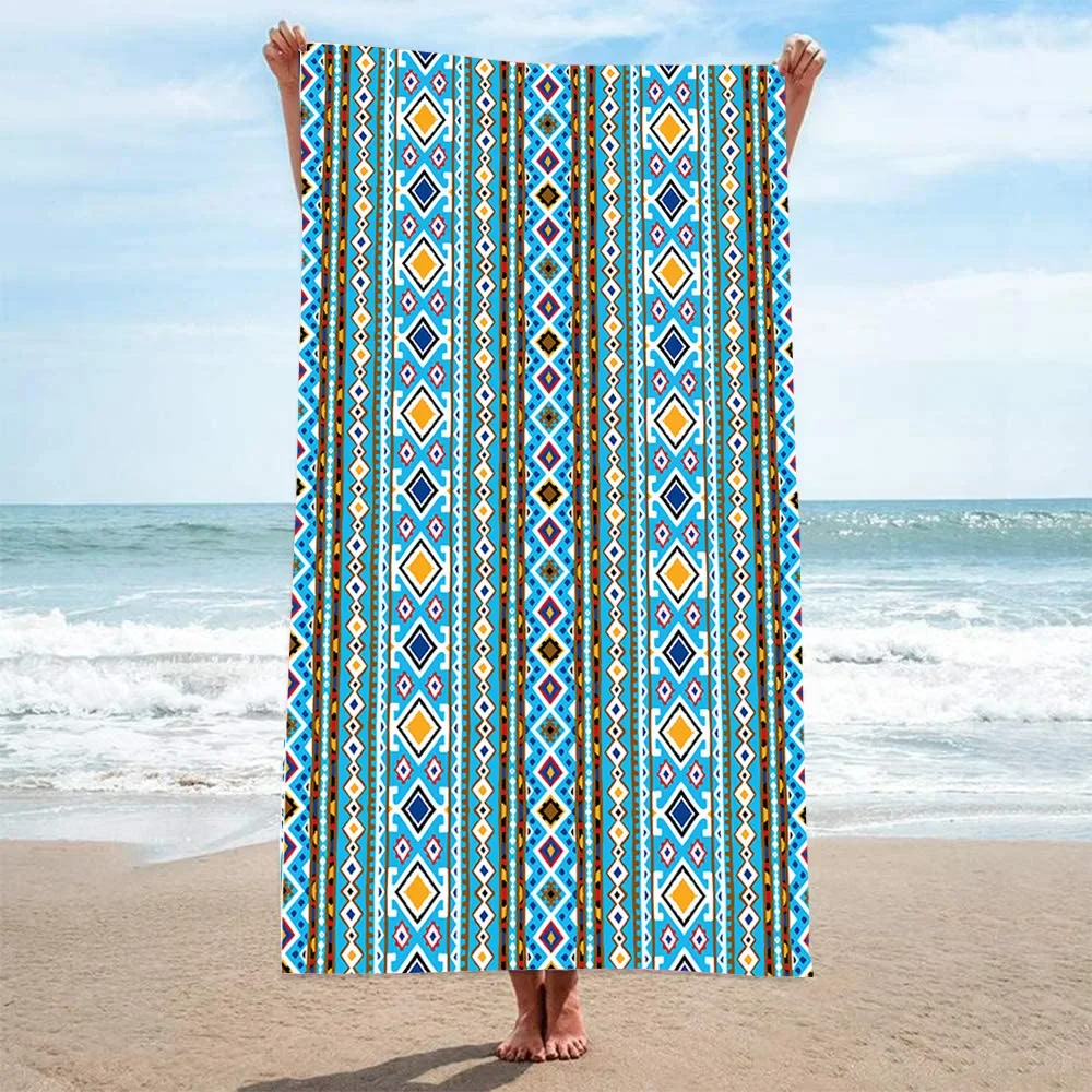 

Пляжное полотенце из микрофибры, впитывающий банный халат для отдыха на пляже и походов, тропический берег, Таиланд