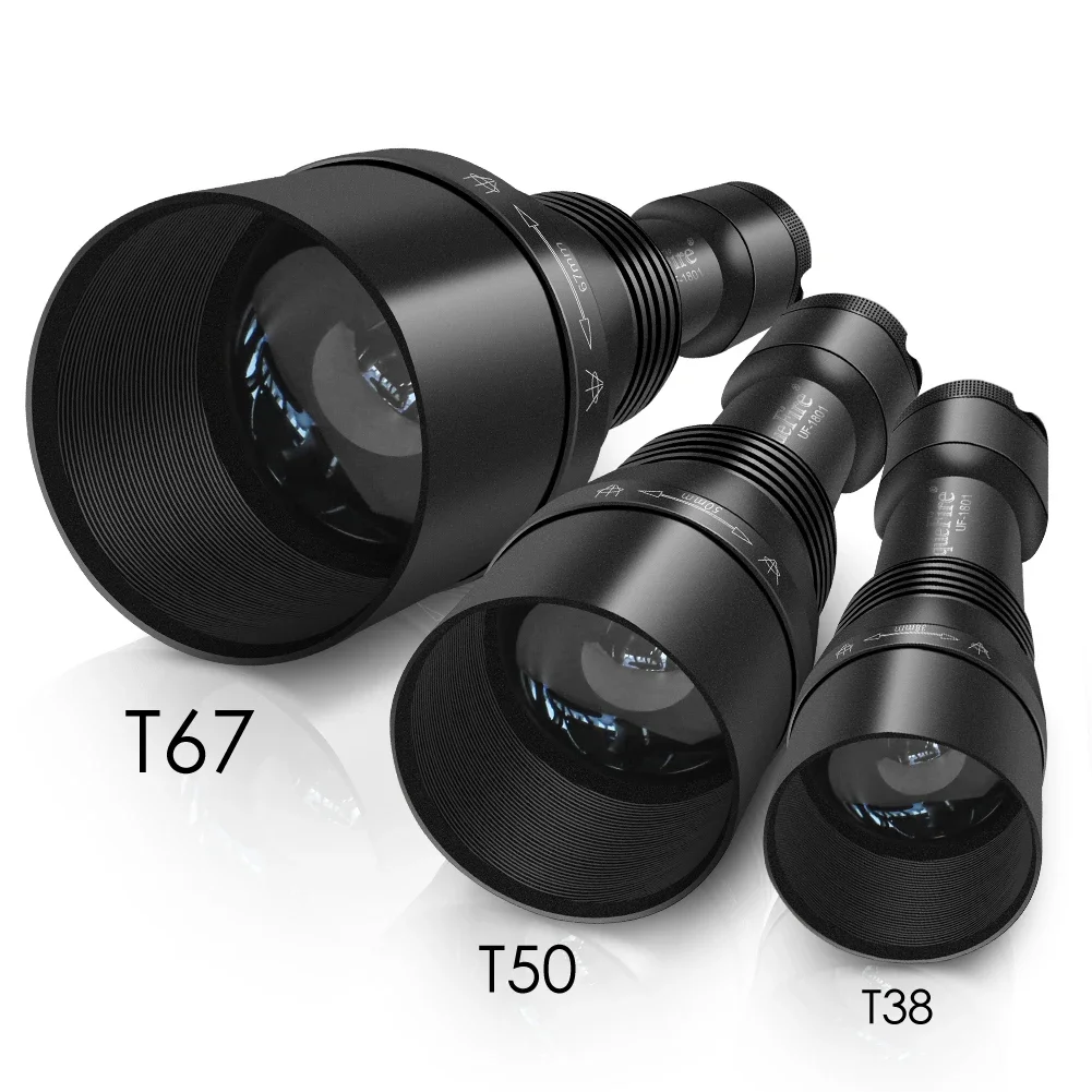 UniqueFire1801T38T50T67mmIR940nm850nmLEDInfraredFlashlight