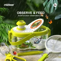 Mideer Bug Viewer Outdoor Insect Box Magnifier Observer Kit Catcher Cage Kids Science Nature Exploration Tools Educational Toy 1