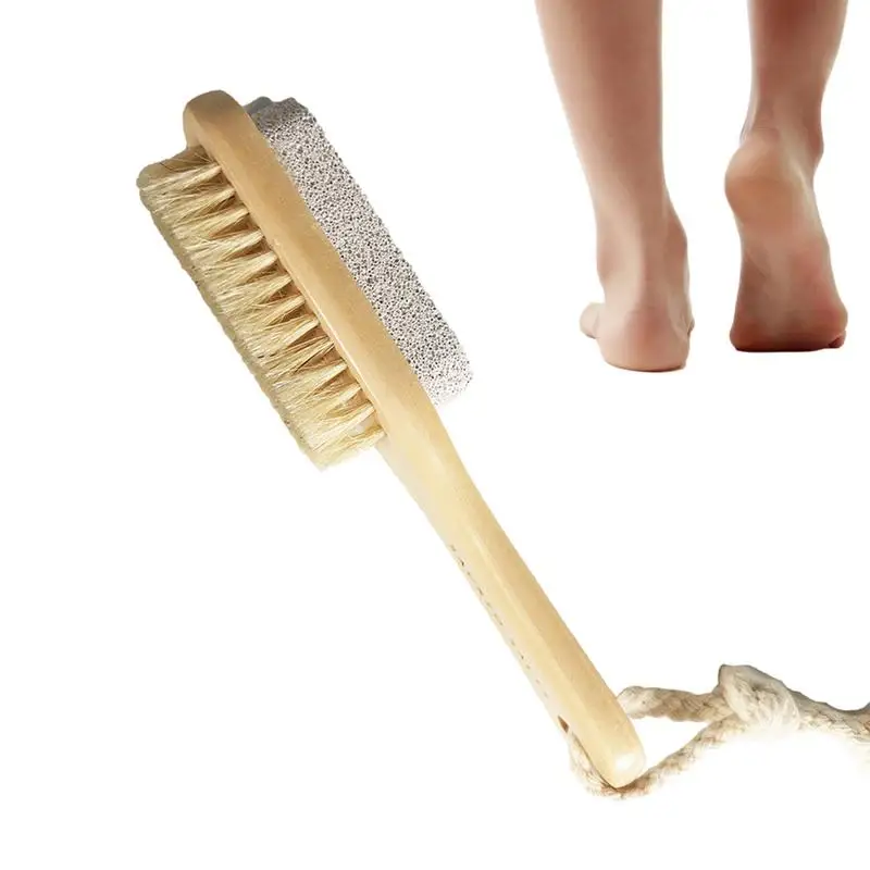 

Foot Scrubber Pedicure Tool With Brush Foot File Foot Care Pumice Foot Dead Skin Remover Dual Sided Callus Shaver Rofessional