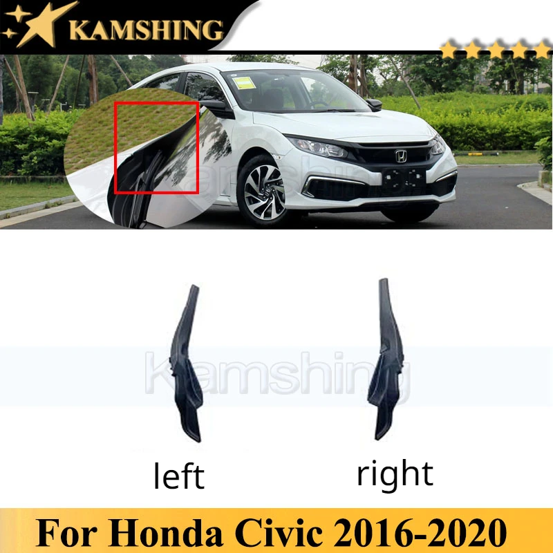 KamshingForHONDACivic20162020CarFrontWindshieldWiperSideTrim