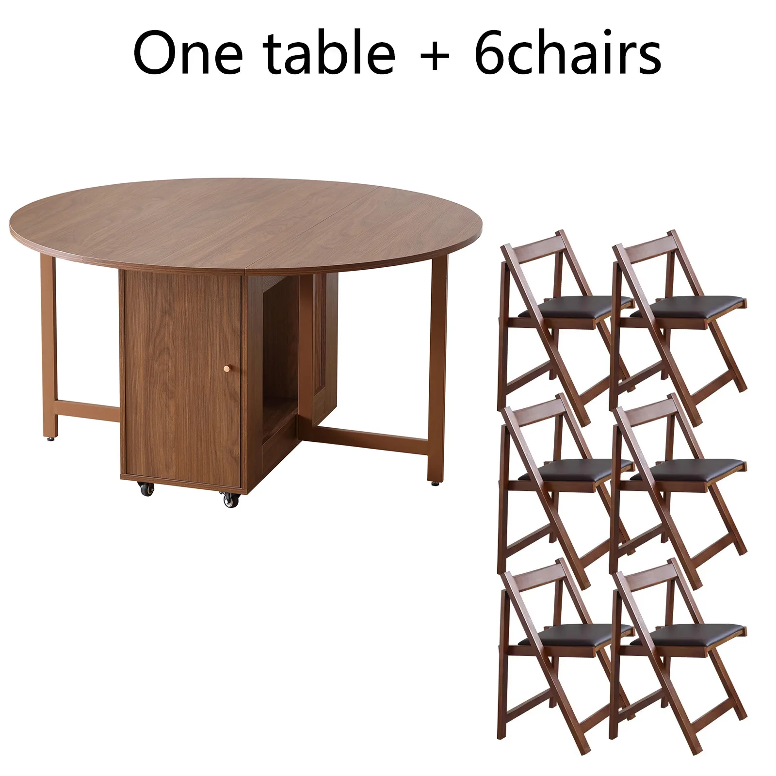 table with 6 chairs