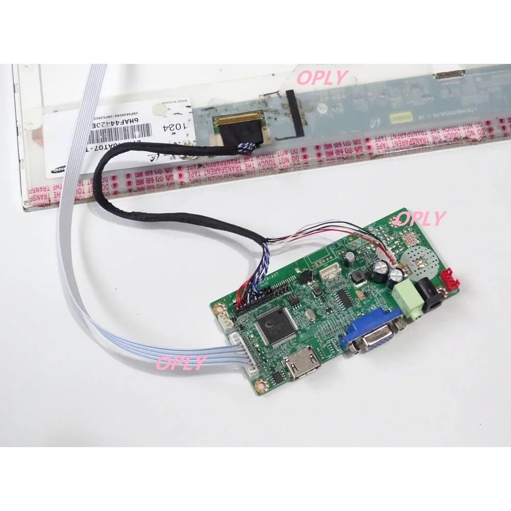 Placa Controladora de Ecrã Lcd Compatível com Hdmi Painel Vga Led 14 B140xw01 v9 B140xw01 vb B140xw02 B140xw03 1366x768 58c - Imagem 2
